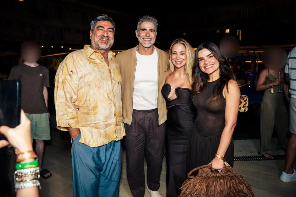 Celebridades participam da inauguração do novo hotel Refúgio Grand Premium, em Rio Quente