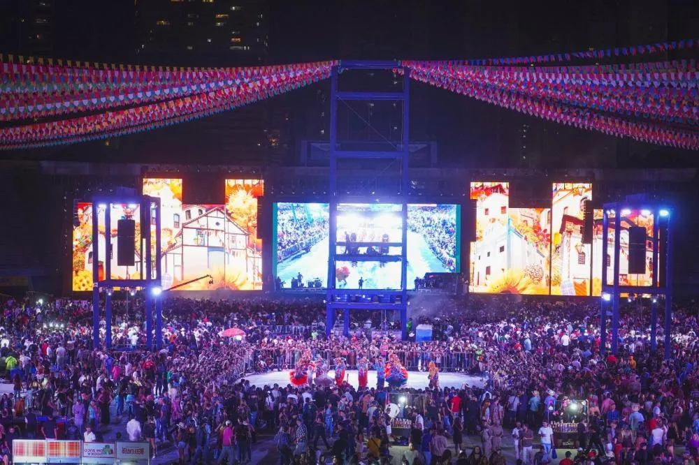 Arraiá do Bem 2026 terá camarote com open bar e área exclusiva para assistir aos shows no Serra Dourada
